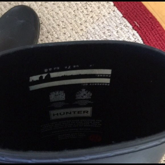 Hunter boots 7.5 - Picture 3 of 4